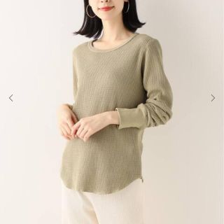 スローブイエナ(SLOBE IENA)のSLOBE IENA ワッフルロングスリーブTシャツ(Tシャツ/カットソー(七分/長袖))