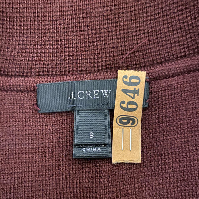 (クリーニング済)JCREW ニットジャケットUSサイズS レディースのジャケット/アウター(テーラードジャケット)の商品写真