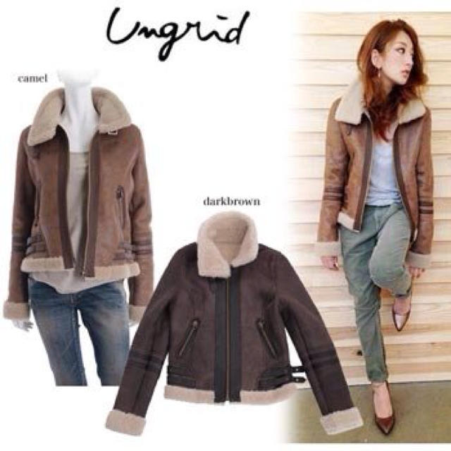 Ungrid(アングリッド)のUNGRID フライトJK レディースのジャケット/アウター(毛皮/ファーコート)の商品写真