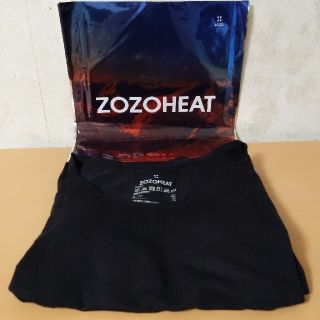 ZOZOHEAT 8分袖 Uネック ブラック(アンダーシャツ/防寒インナー)