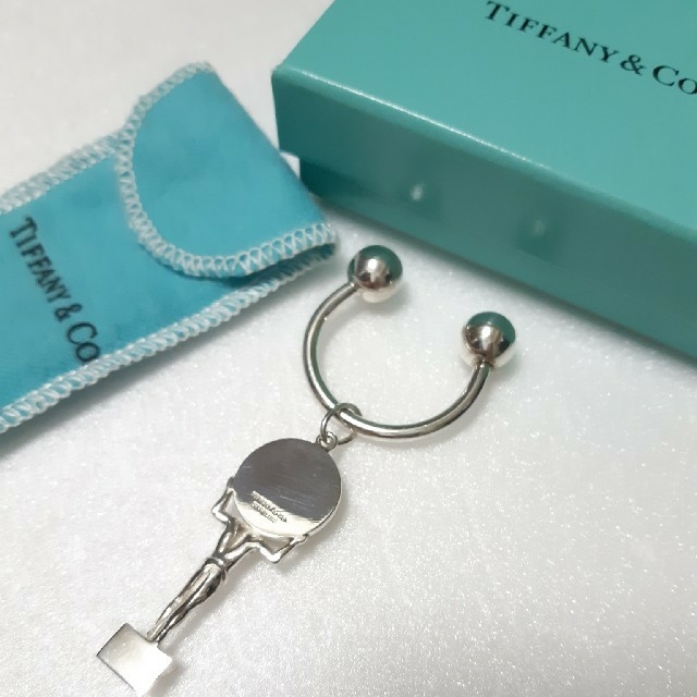 Tiffany & Co.(ティファニー)の専用 ティファニー キーリング キーホルダー アトラス 時計 人 チャーム メンズのファッション小物(キーホルダー)の商品写真