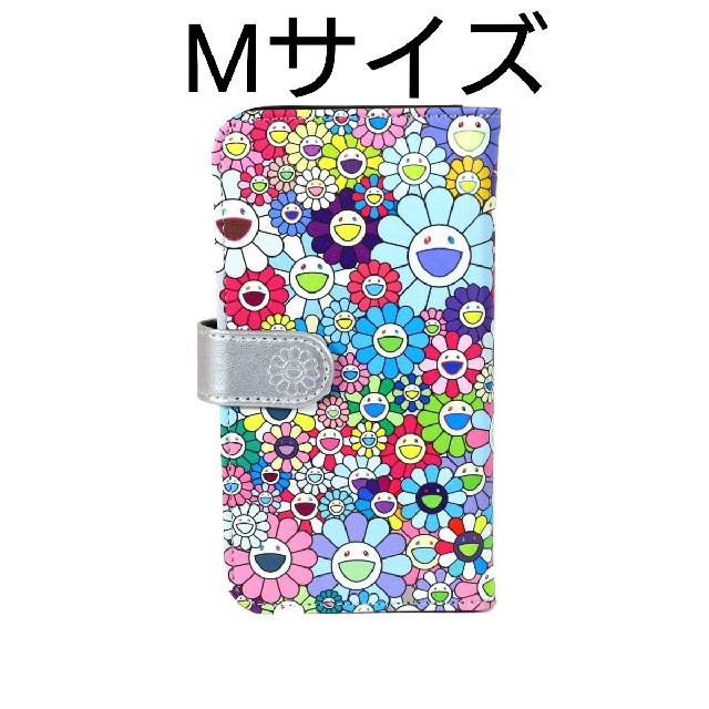 Mサイズ 村上隆 Flower Flip Case フラワーiPhoneケース スマホ/家電/カメラのスマホアクセサリー(iPhoneケース)の商品写真