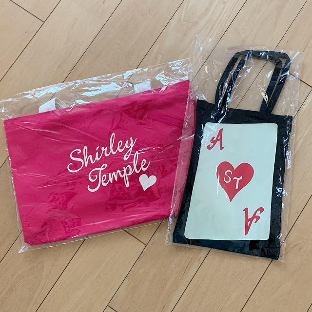 Shirley Temple(シャーリーテンプル)のシャーリーテンプル🎀トートバッグ トランプ♥️♠️ キッズ/ベビー/マタニティのこども用バッグ(トートバッグ)の商品写真