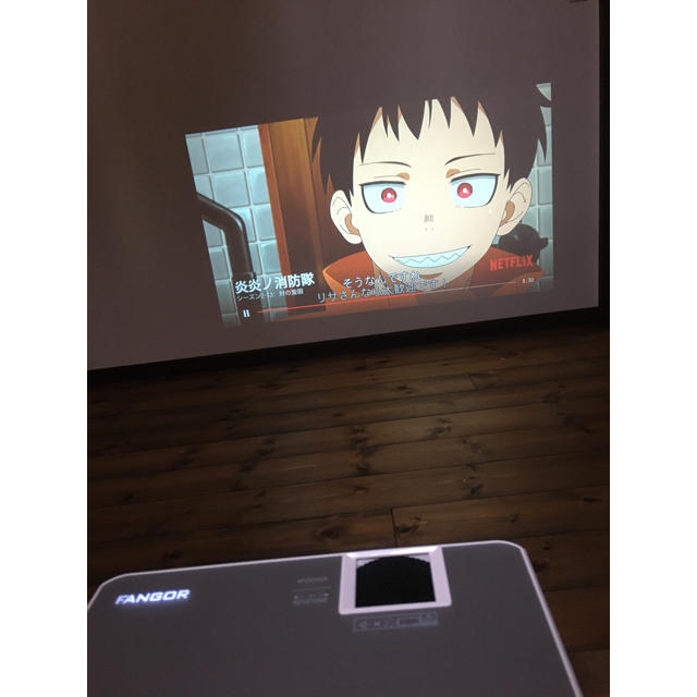 FANGOR F 506 5500ルーメン プロジェクター WIFI ほぼ未使用の通販 by