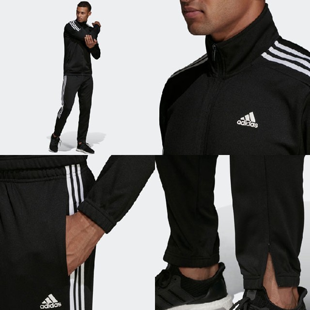 Adidas アディダス メンズ ジャージ上下 トレーニングウェア セットアップ ブラックの通販 By Hachi S Shop アディダス ならラクマ