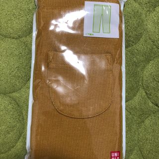 ユニクロ(UNIQLO)のUNIQLO リブ編み　レギンス　イエロー　110センチ(パンツ/スパッツ)