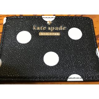 ケイトスペードニューヨーク(kate spade new york)のkatespade ケイトスペード パスケース 汚れあり(パスケース/IDカードホルダー)