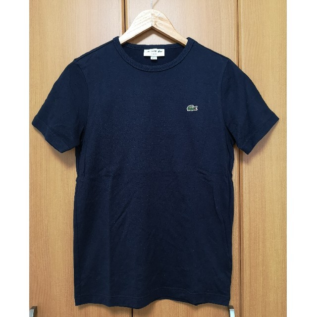 LACOSTE(ラコステ)のLACOSTE ラコステ ロゴTシャツ ネイビー レディースのトップス(Tシャツ(半袖/袖なし))の商品写真