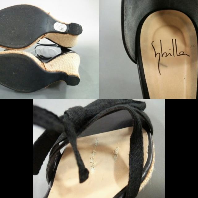 Sybilla(シビラ)のシビラ サンダル 35 1/2 レディース - 黒 レディースの靴/シューズ(サンダル)の商品写真