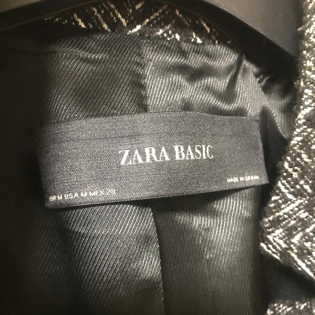 ZARA(ザラ)のZARA ツイードロングコート レディースのジャケット/アウター(ロングコート)の商品写真