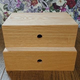 ムジルシリョウヒン(MUJI (無印良品))の中古【部品紛失あり】 小物収納 約幅２５．２ｘ奥行１７ｘ高さ８．４ｃｍ(ケース/ボックス)