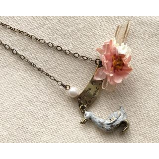 アクシーズファム(axes femme)のaxes femme フラワー×バードネックレス(ネックレス)