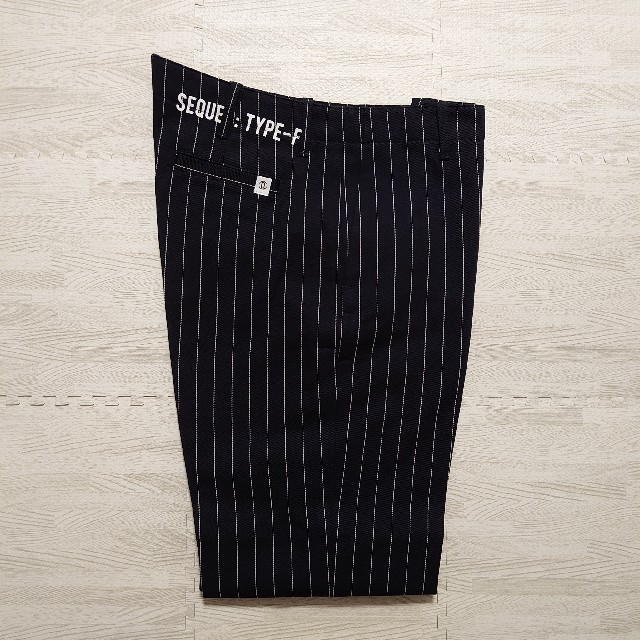 SEQUEL STRIPE CHINO PANTS NAVY FRAGMENT