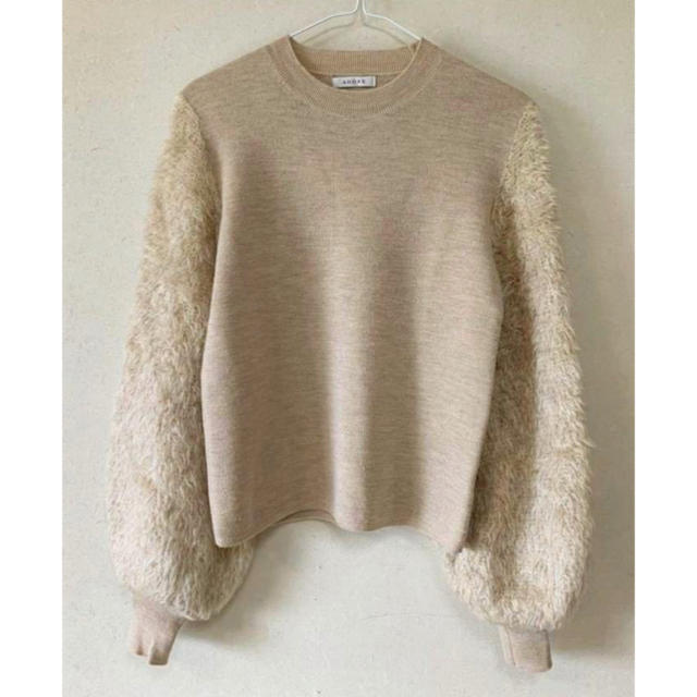 ADORE - 美品♡ ADORE デュオモヘア切り替えニットの通販 by riri's