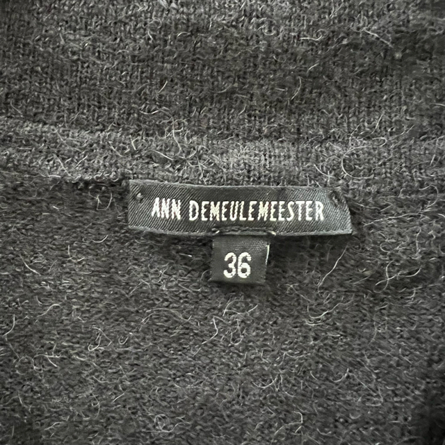 Ann Demeulemeester(アンドゥムルメステール)のAnnDemeulemeester ドレープニットカーディガン レディースのトップス(ニット/セーター)の商品写真