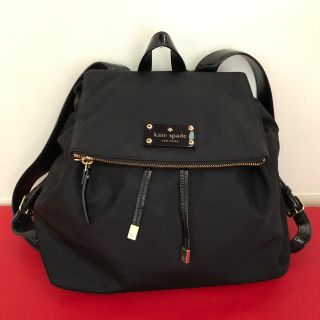 ケイトスペードニューヨーク(kate spade new york)のりこさま専用です。ケイトスペードリュック　ブラック(リュック/バックパック)