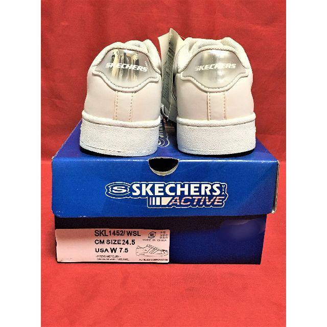 SKECHERS ☆希少レア!スケッチャーズ SKL1452 白/シルバー 204☆の通販 by freestars｜スケッチャーズならラクマ