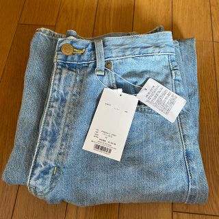 アズールバイマウジー(AZUL by moussy)の新品タグ付き　AZUL ハイウエストワイドデニム(デニム/ジーンズ)