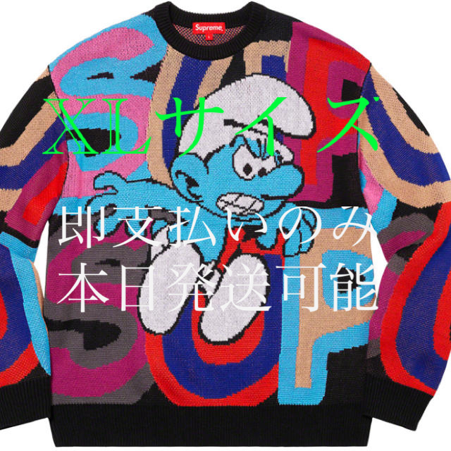 トップスSupreme Smurfs Sweater XL スマーフ