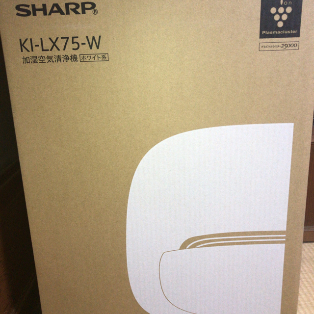 インテリア/住まい/日用品SHARP 加湿空気清浄機 KI-LX75 シャープ 新品