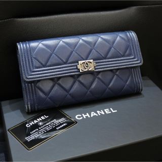 シャネル(CHANEL)のCHANEL★ボーイシャネル/二つ折り長財布(財布)