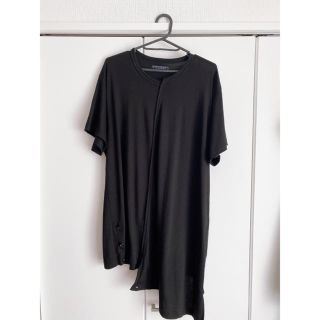 ヨウジヤマモト(Yohji Yamamoto)のYohji Yamamoto regulation アシンメトリーシャツ(Tシャツ/カットソー(半袖/袖なし))