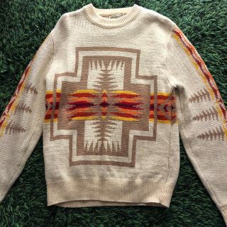 ペンドルトン(PENDLETON)のヴィンテージ ペンドルトン ネイティブ柄 ウール ニット セーター(ニット/セーター)