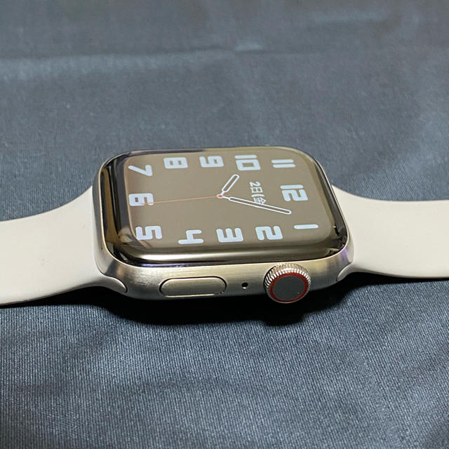 メンズApple Watch Edition チタニウム 44mm シルバー チタン