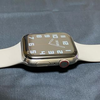 アップルウォッチ(Apple Watch)のApple Watch Edition チタニウム 44mm シルバー チタン (腕時計(デジタル))