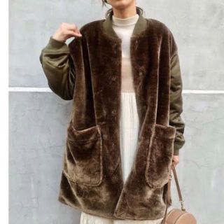 マウジー(moussy)のMOUSSY マウジー  REVERSIBLE LONG ブルゾン(ブルゾン)