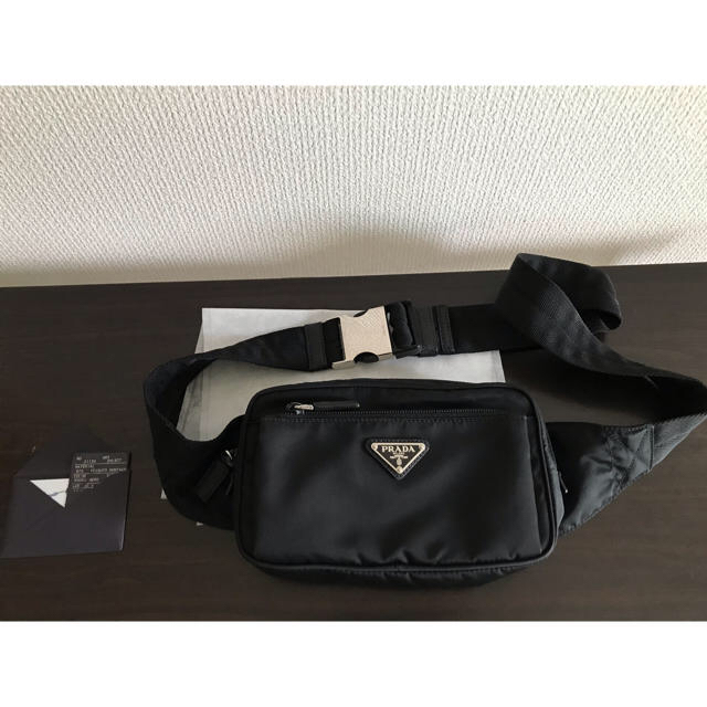 PRADA 2VL977 Nylon Belt Bag ナイロンベルトバッグメンズ