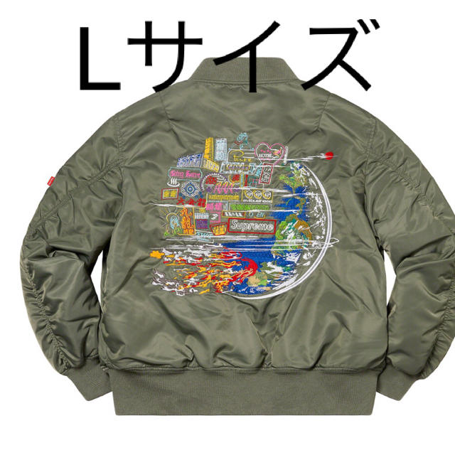 Supreme Globe MA-1 オリーブ　Lサイズ Large olive