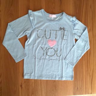 【新品未使用】 CUTIE 女の子カットソー 130cm (Tシャツ/カットソー)