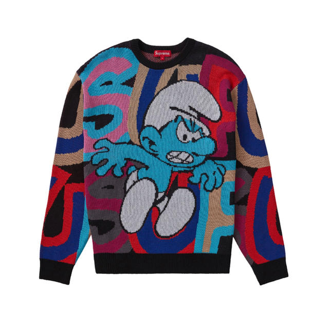 Supreme®/Smurfs™ Sweater Supreme white