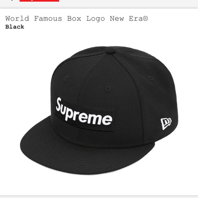 World Famous Box Logo New Era®  7-1/4帽子