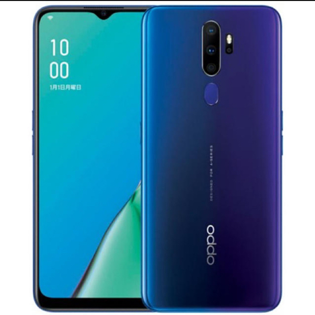 OPPO A5 2020 スマホ　ブルーブルー内蔵メモリ