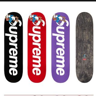 シュプリーム(Supreme)のSmurfs Skateboard 紫(スケートボード)