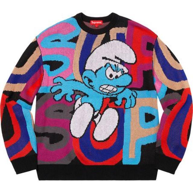 ニット/セーターSupreme Smurfs Sweater Black