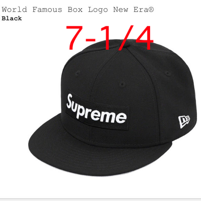 シュプリーム Supreme World Famous NewEra 7 1/4