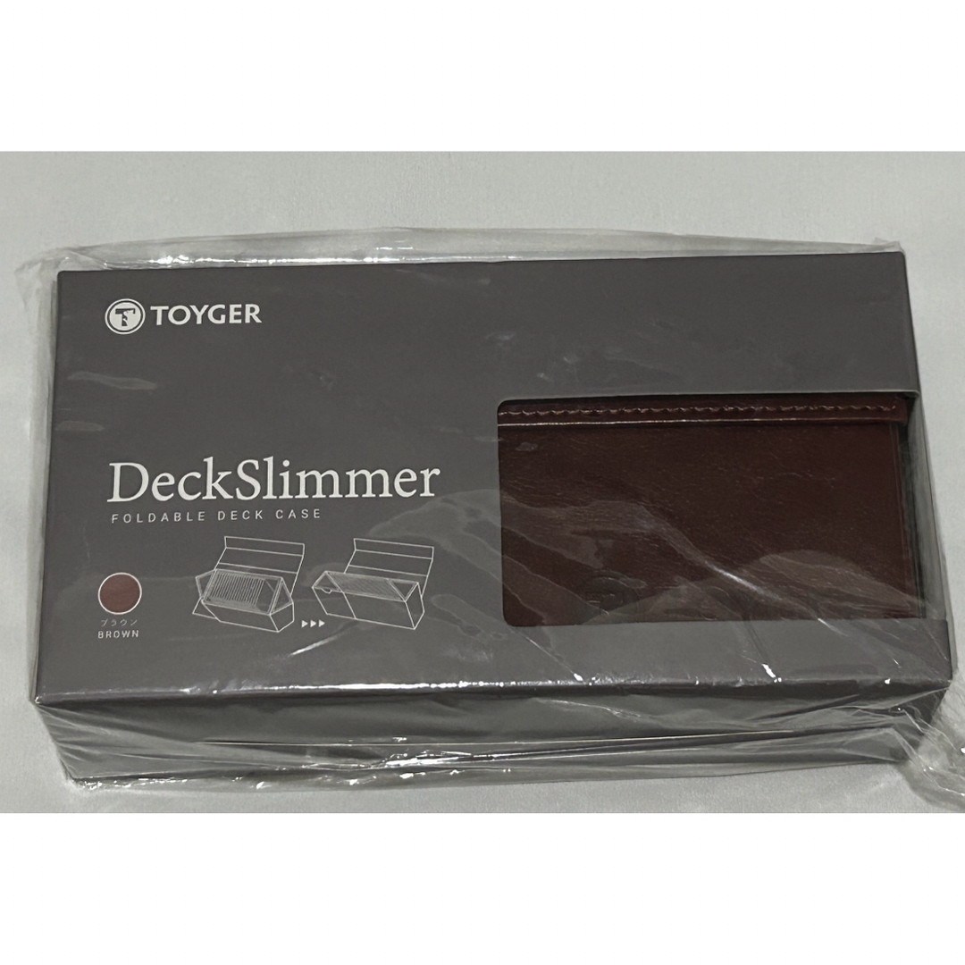 TOYGER DeckSlimmer (デッキスリマー) ブラウン エンタメ/ホビーのトレーディングカード(カードサプライ/アクセサリ)の商品写真