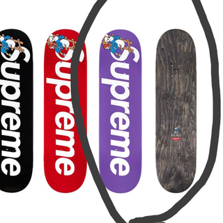 シュプリーム(Supreme)のSupreme Smurfs Skateboard パープル(スケートボード)