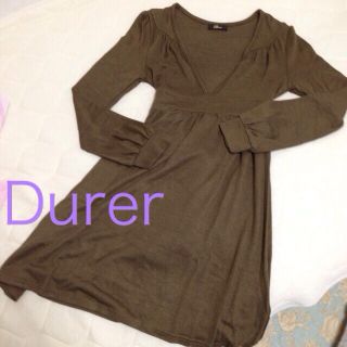 デュレル(Durer)のDurer💕ニットワンピ 美品(ミニワンピース)