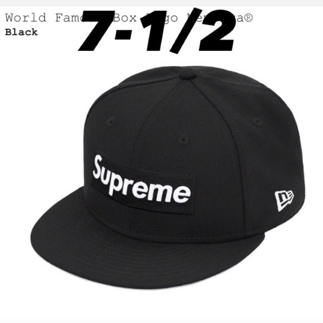 BlackSIZEWorld Famous Box Logo New Era® 7-1/2