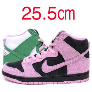 ナイキ(NIKE)のNIKE SB DUNK HIGH INVERT CELTICS 25.5㎝(スニーカー)