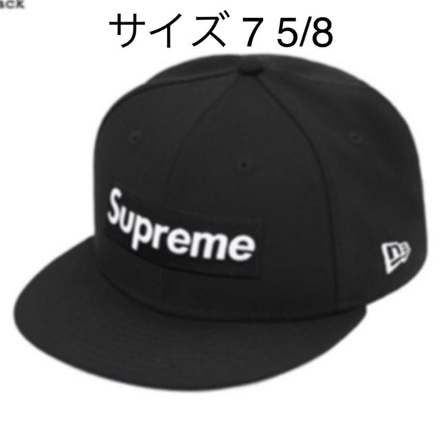 【最安値】supreme new era cap black Lサイズ