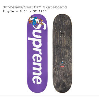シュプリーム(Supreme)のSupreme Smurfs Skateboard purple(スケートボード)