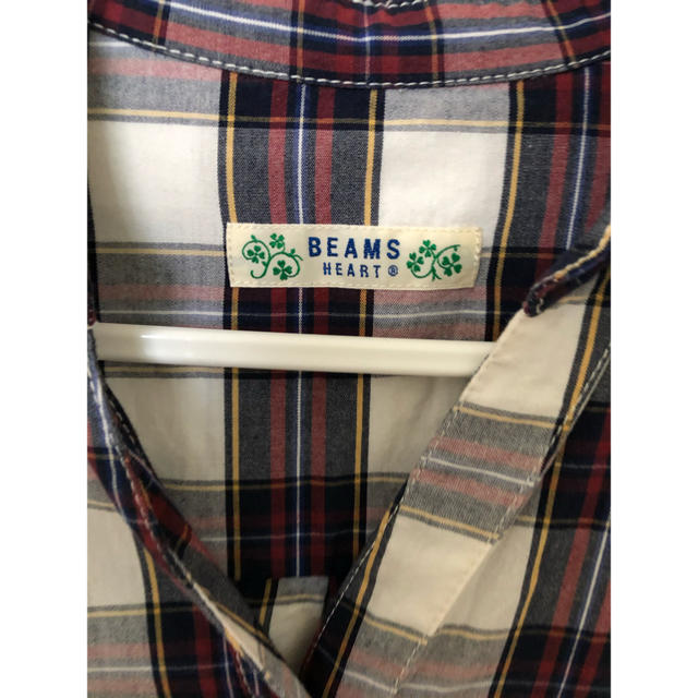 BEAMS(ビームス)の値下げ→2000円　BEAMS チェックシャツワンピース レディースのワンピース(ひざ丈ワンピース)の商品写真