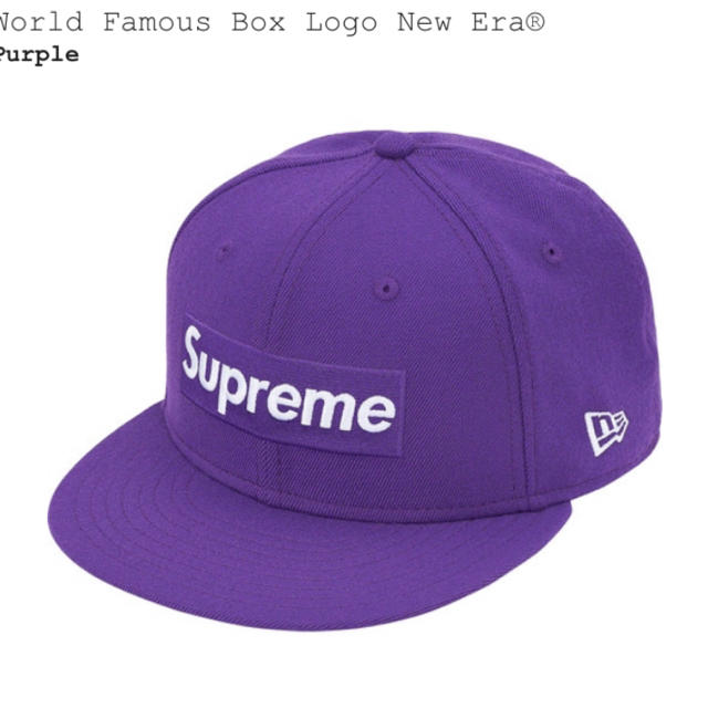 キャップsupreme World Famous Box Logo New Era®