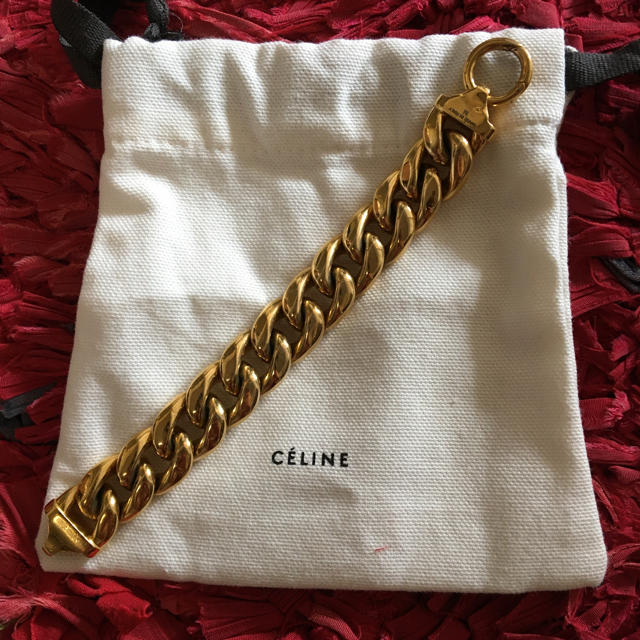 セリーヌ　フィービー　celine 旧ロゴ　ブレスレット