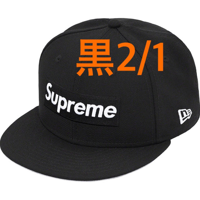 福袋 Supreme - Supreme world famous box logo newera 黒 キャップ